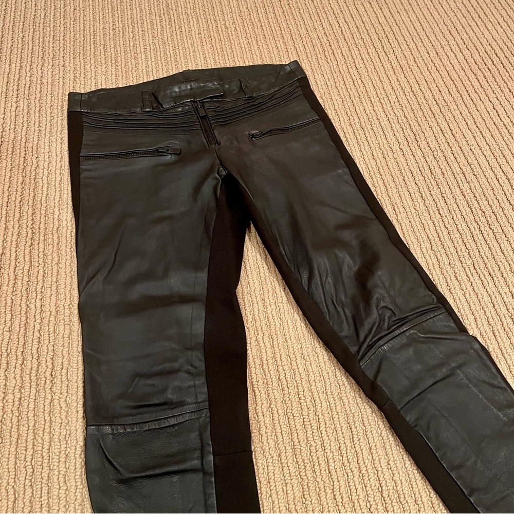 Maje Leather Pants